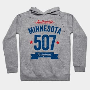 Authentic Minnesota 507 Area Code Hoodie